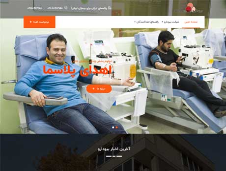 طراحی سایت آریانا پرداز