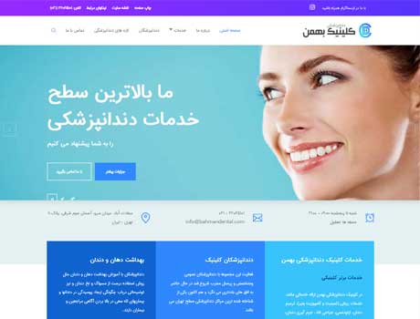 طراحی سایت آریانا پرداز